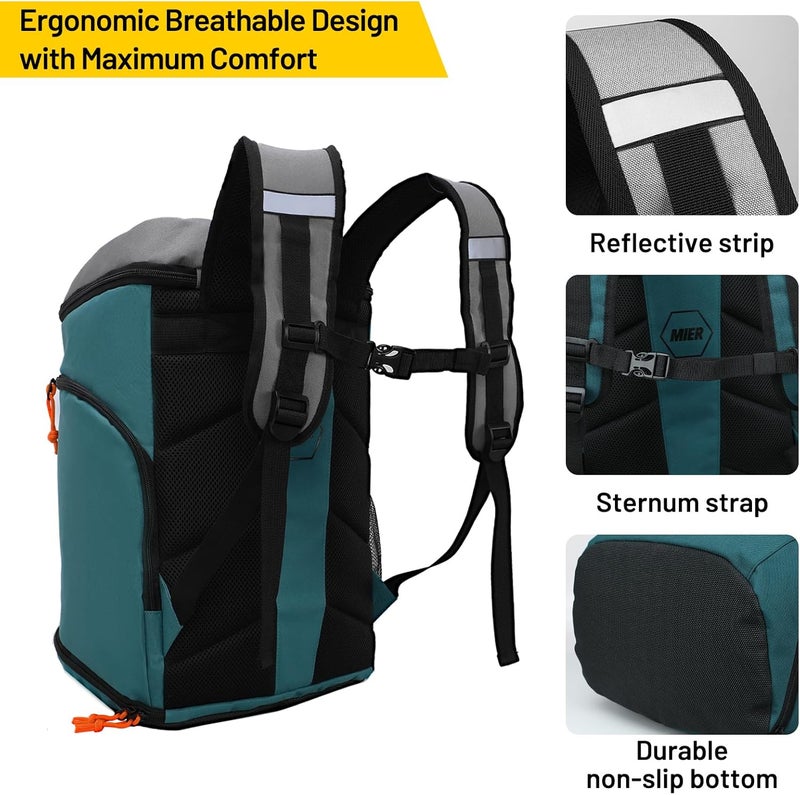 MIER Basketball Backpack with Shoes Compartment Ball Holder Large Sports Equipment Back Pack for Men Women Gym Travel 35L - Image 3